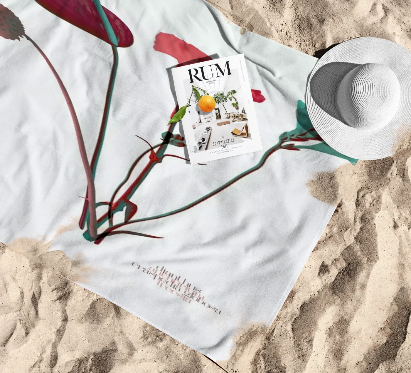 Ode aux Fleurs (Mint) telo mare da BlauMaschine