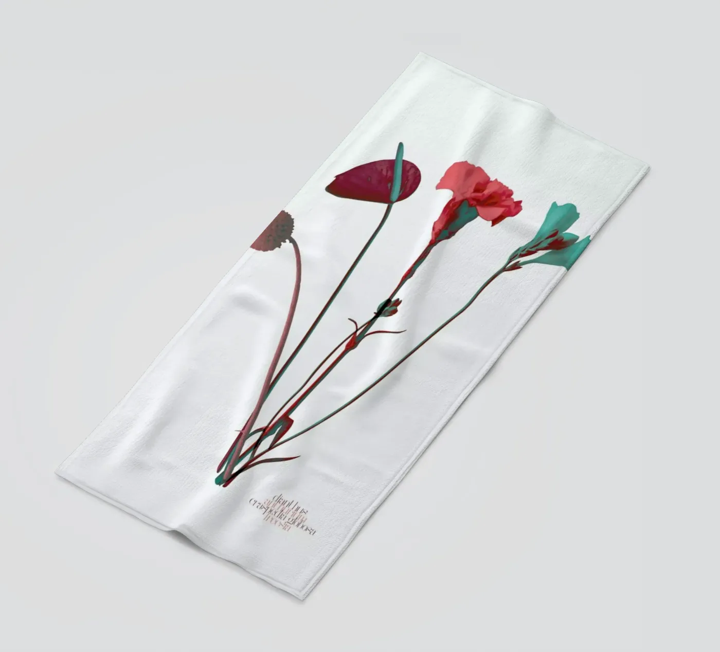 Ode aux Fleurs (Mint) telo mare da BlauMaschine