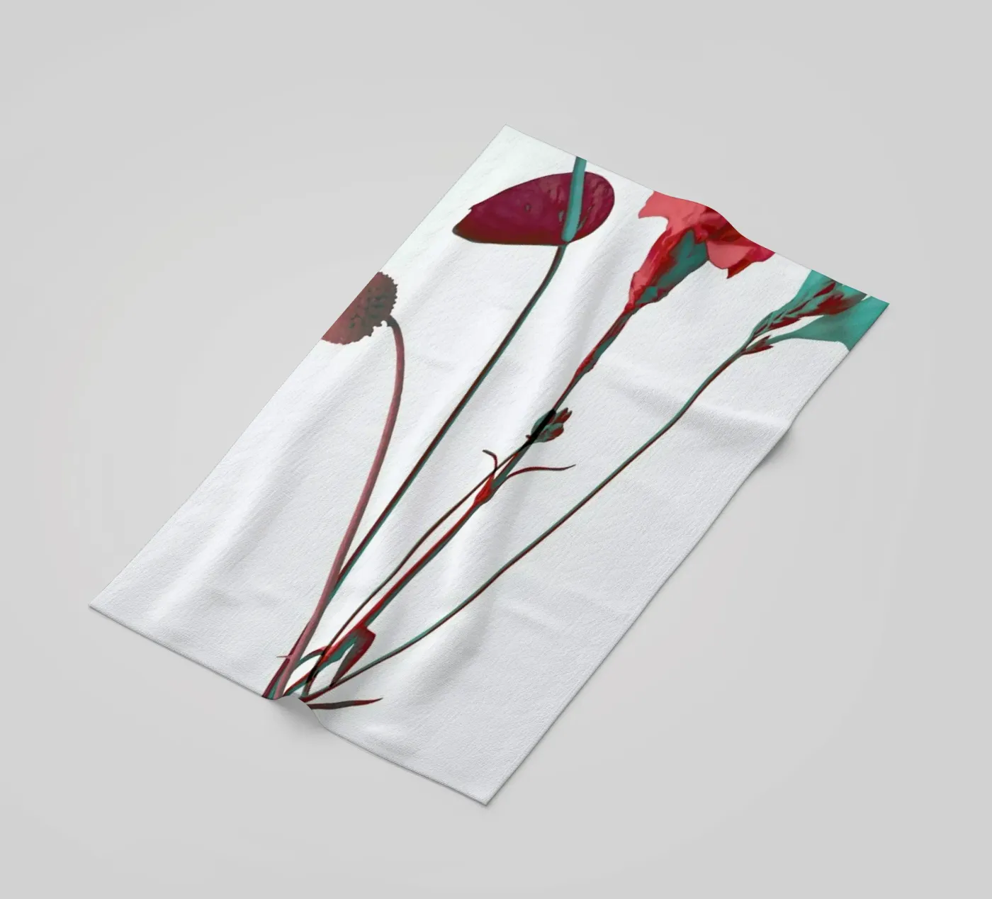 Ode aux Fleurs (Mint) telo mare da BlauMaschine