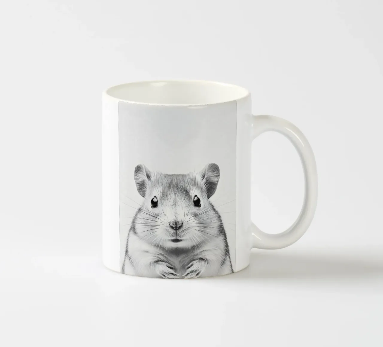 Hugo Criceto carino tazza in ceramica da Carinaprint