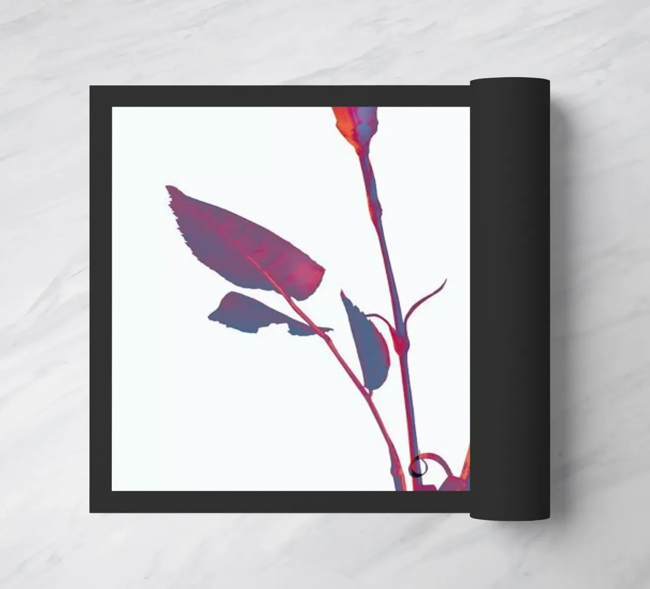 Ode aux Fleurs (Orange) zerbino da BlauMaschine