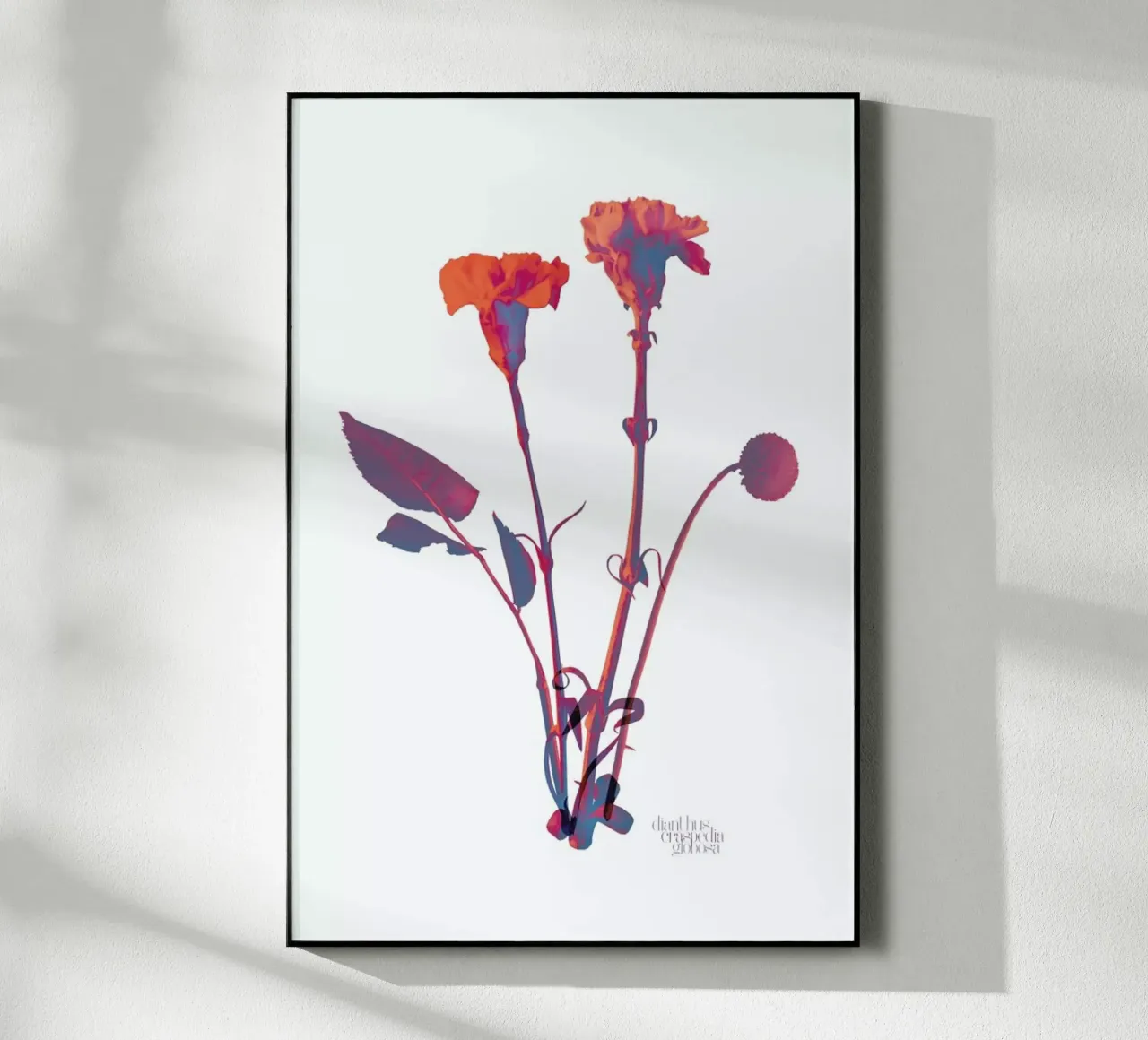 Ode aux Fleurs (Orange) plexiglass da BlauMaschine