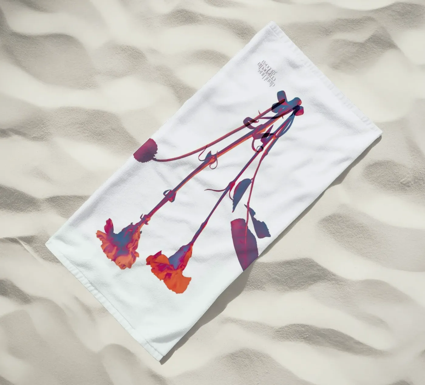 Ode aux Fleurs (Orange) telo mare da BlauMaschine