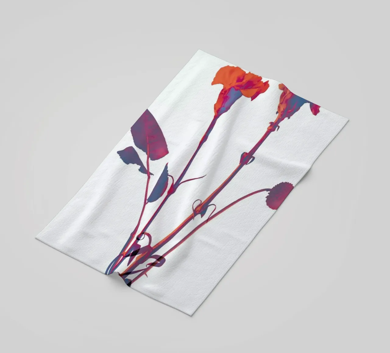 Ode aux Fleurs (Orange) telo mare da BlauMaschine
