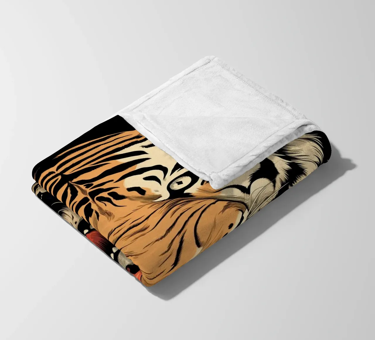 Xilografia della tigre giapponese coperta in pile da Autofocus