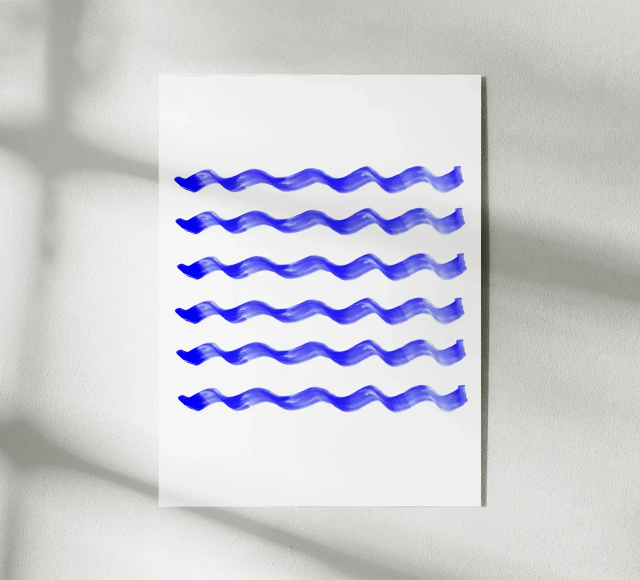 Onde indaco plexiglass da color&shape