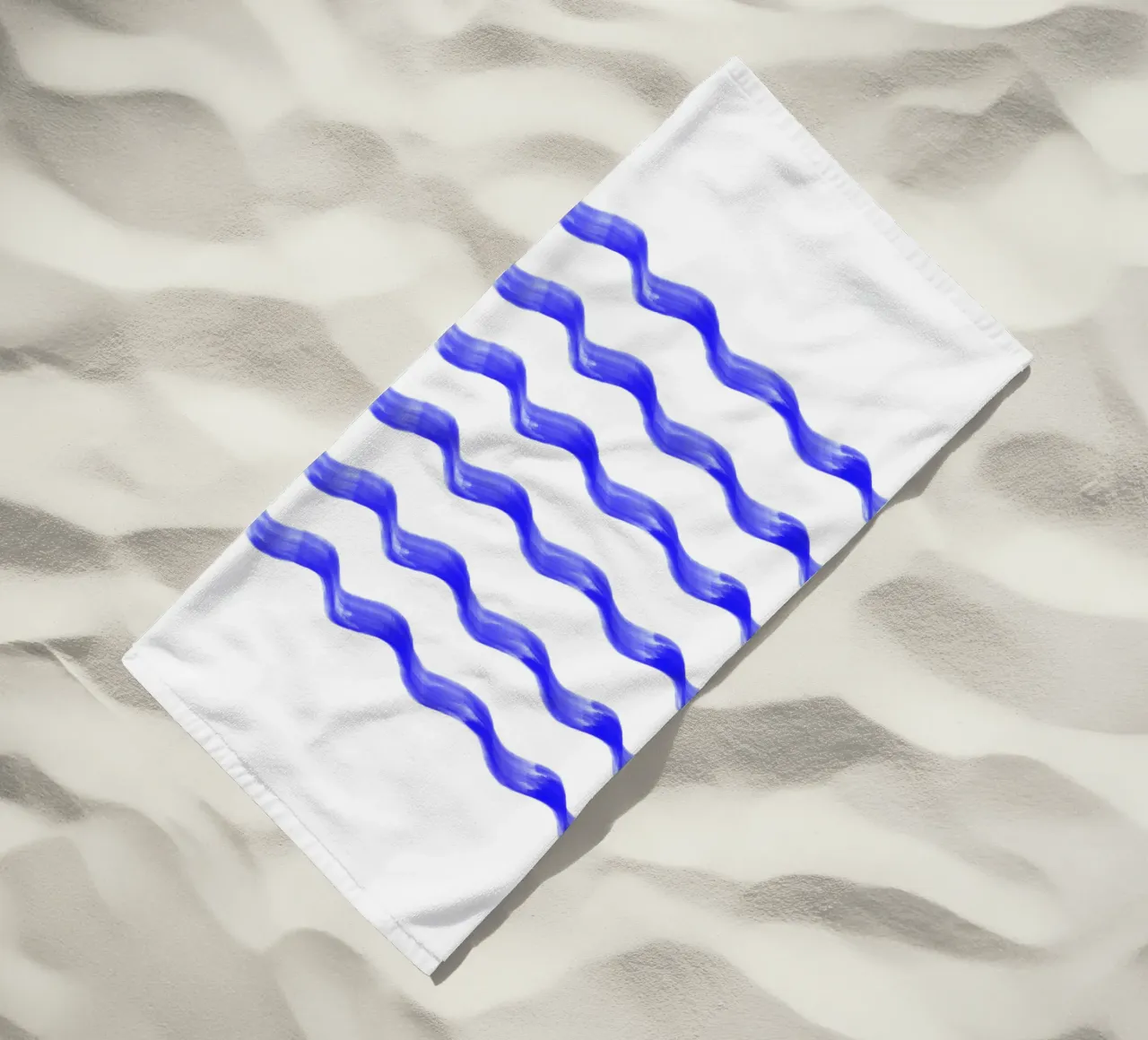 Onde indaco telo mare da color&shape