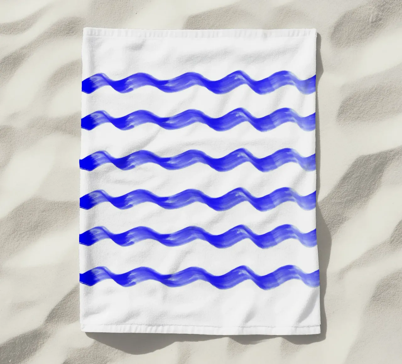 Onde indaco telo mare da color&shape