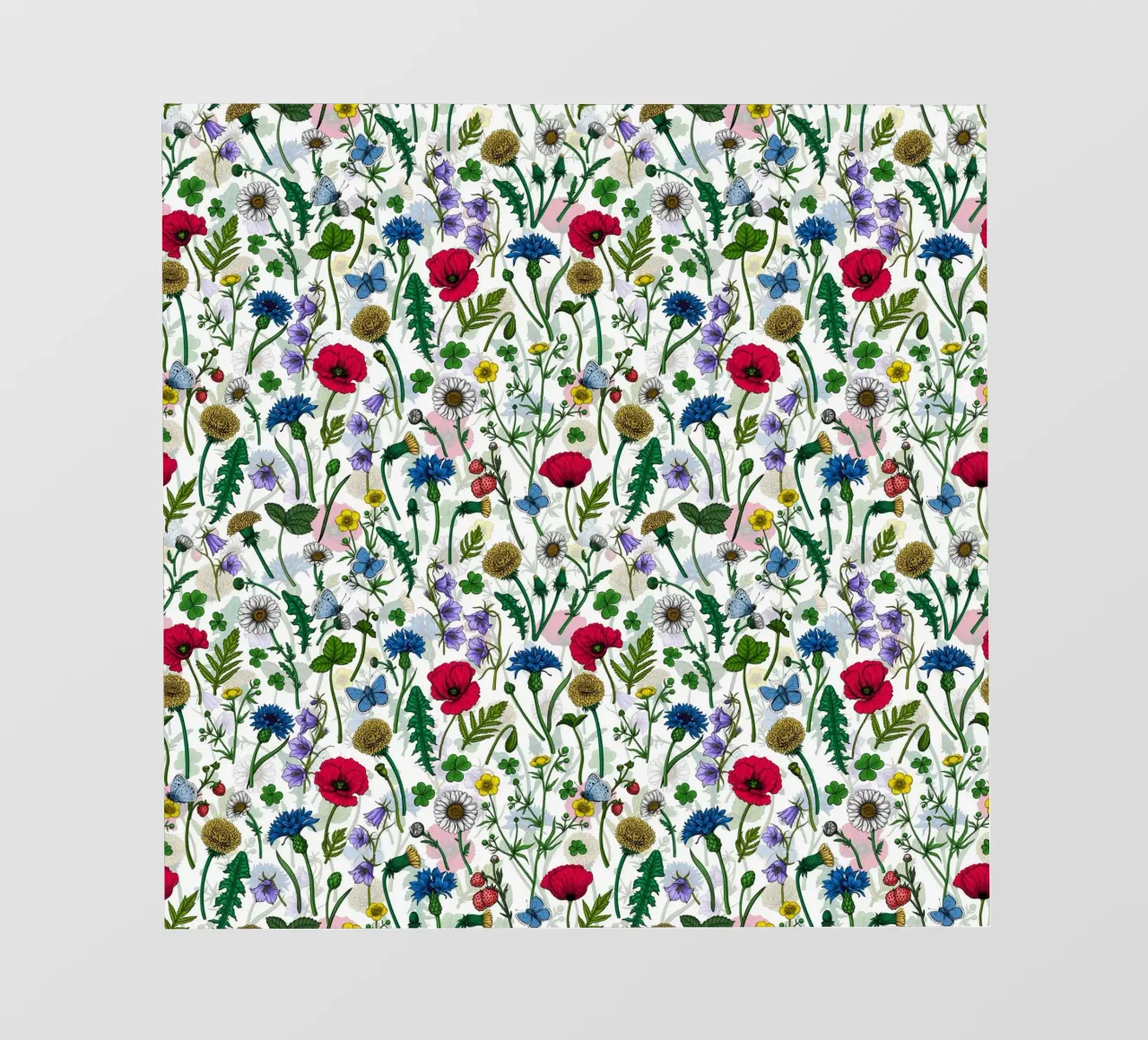 katerina Kirilova - Fiori selvatici telo in pvc da The Artcircle