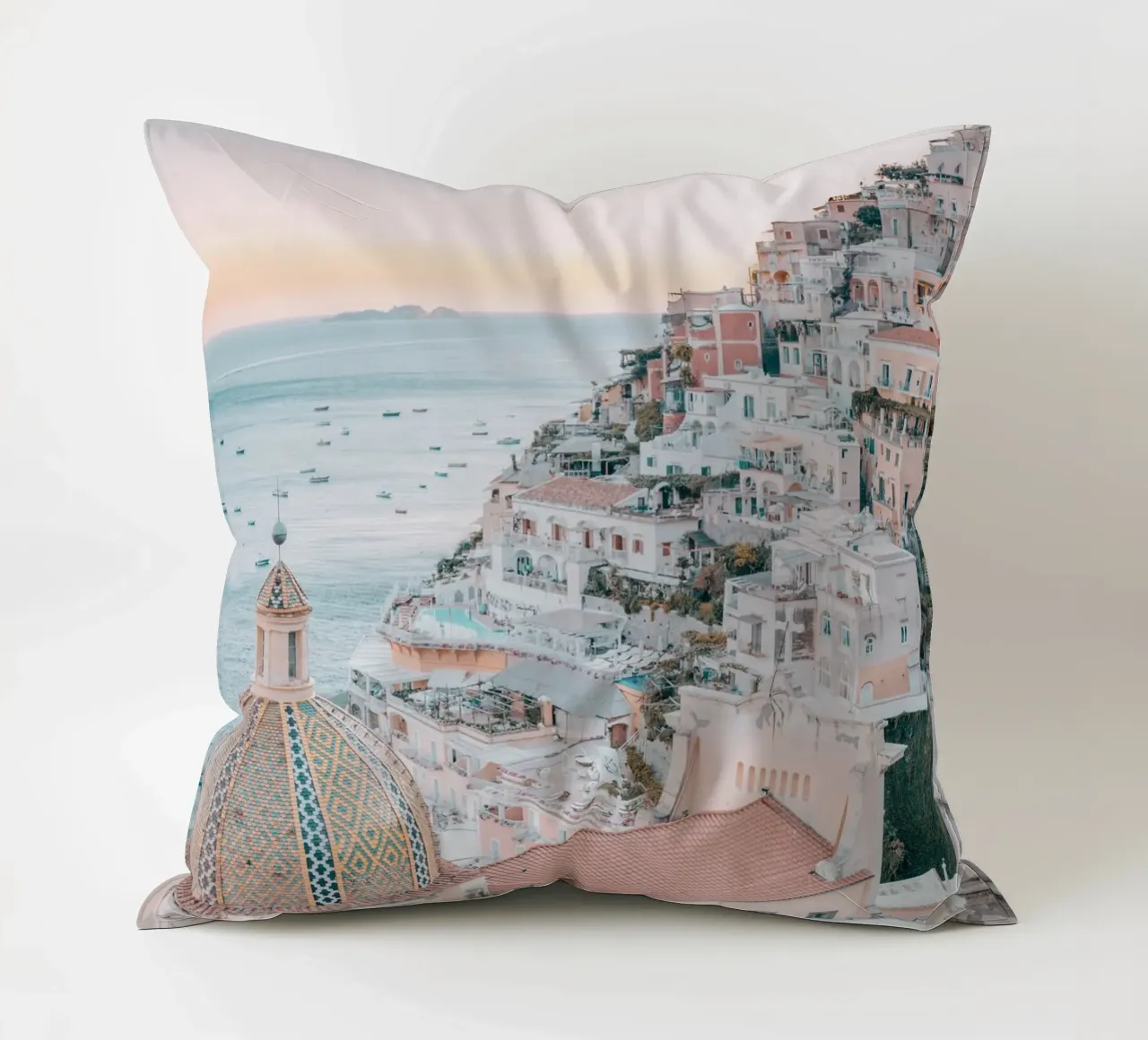 Amalfi Coast Positano Photograph Print, La Dolce Vita cuscino da TheTravelClub