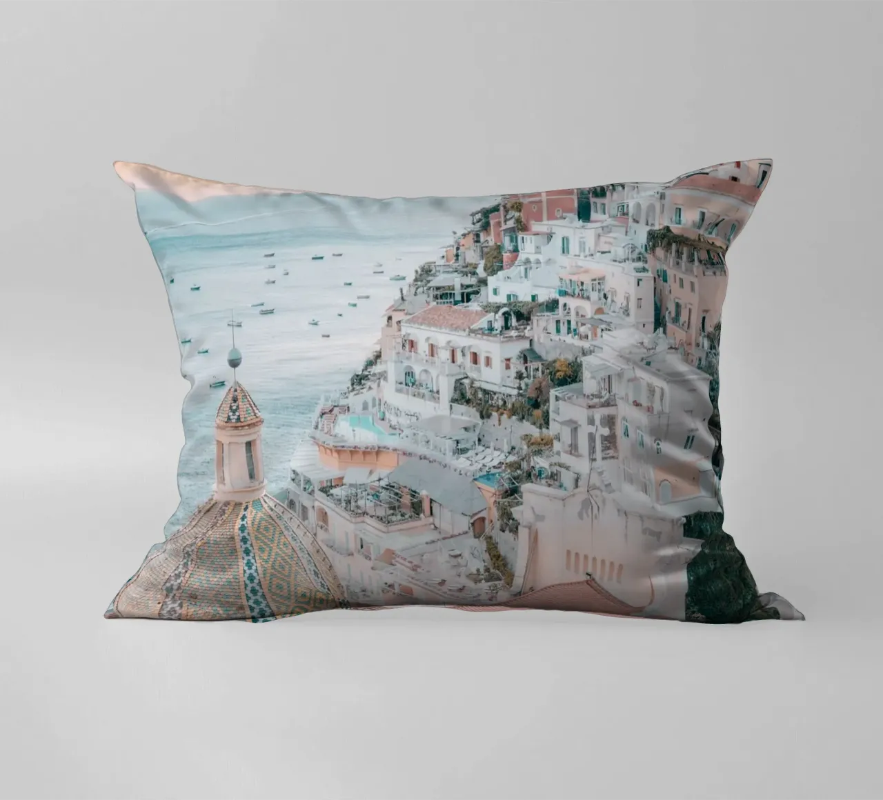 Amalfi Coast Positano Photograph Print, La Dolce Vita cuscino da TheTravelClub