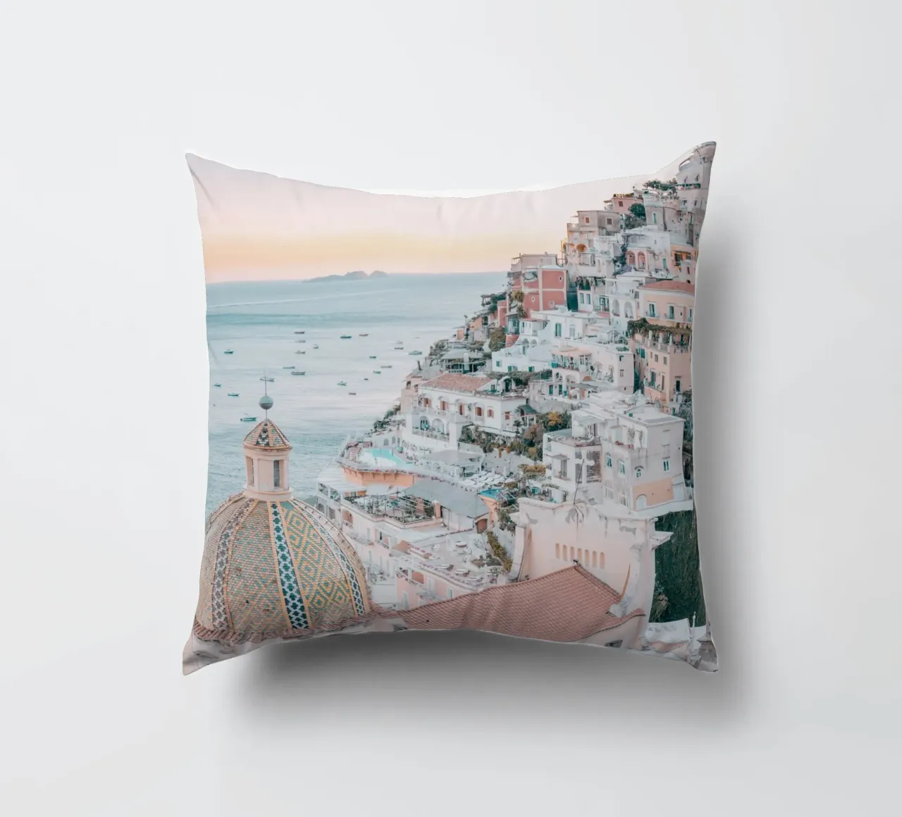 Amalfi Coast Positano Photograph Print, La Dolce Vita cuscino da TheTravelClub