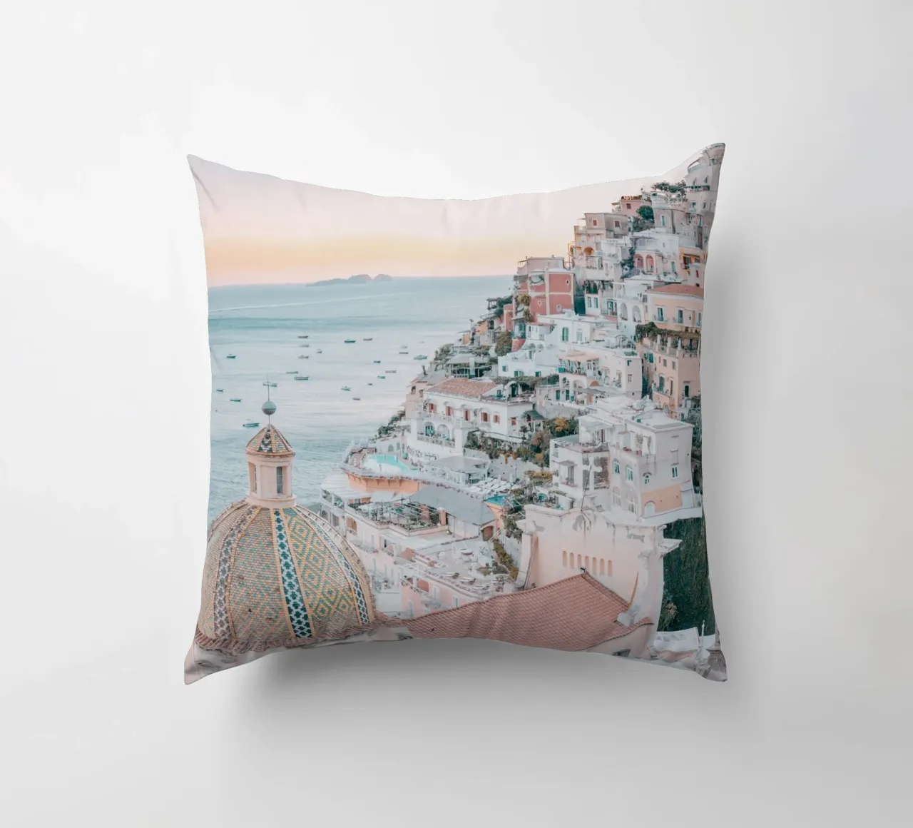 Amalfi Coast Positano Photograph Print, La Dolce Vita cuscino da TheTravelClub