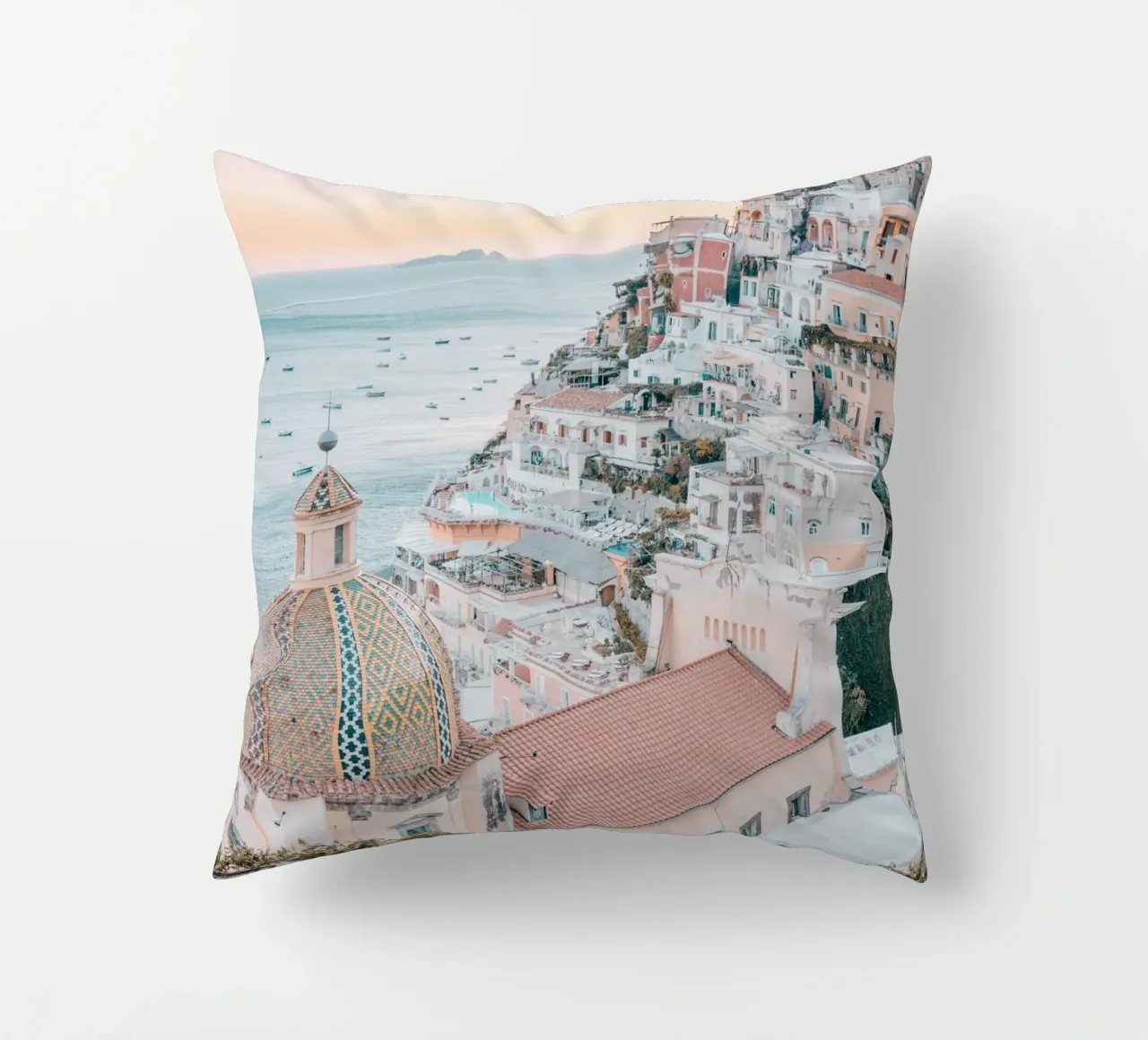Amalfi Coast Positano Photograph Print, La Dolce Vita cuscino da TheTravelClub