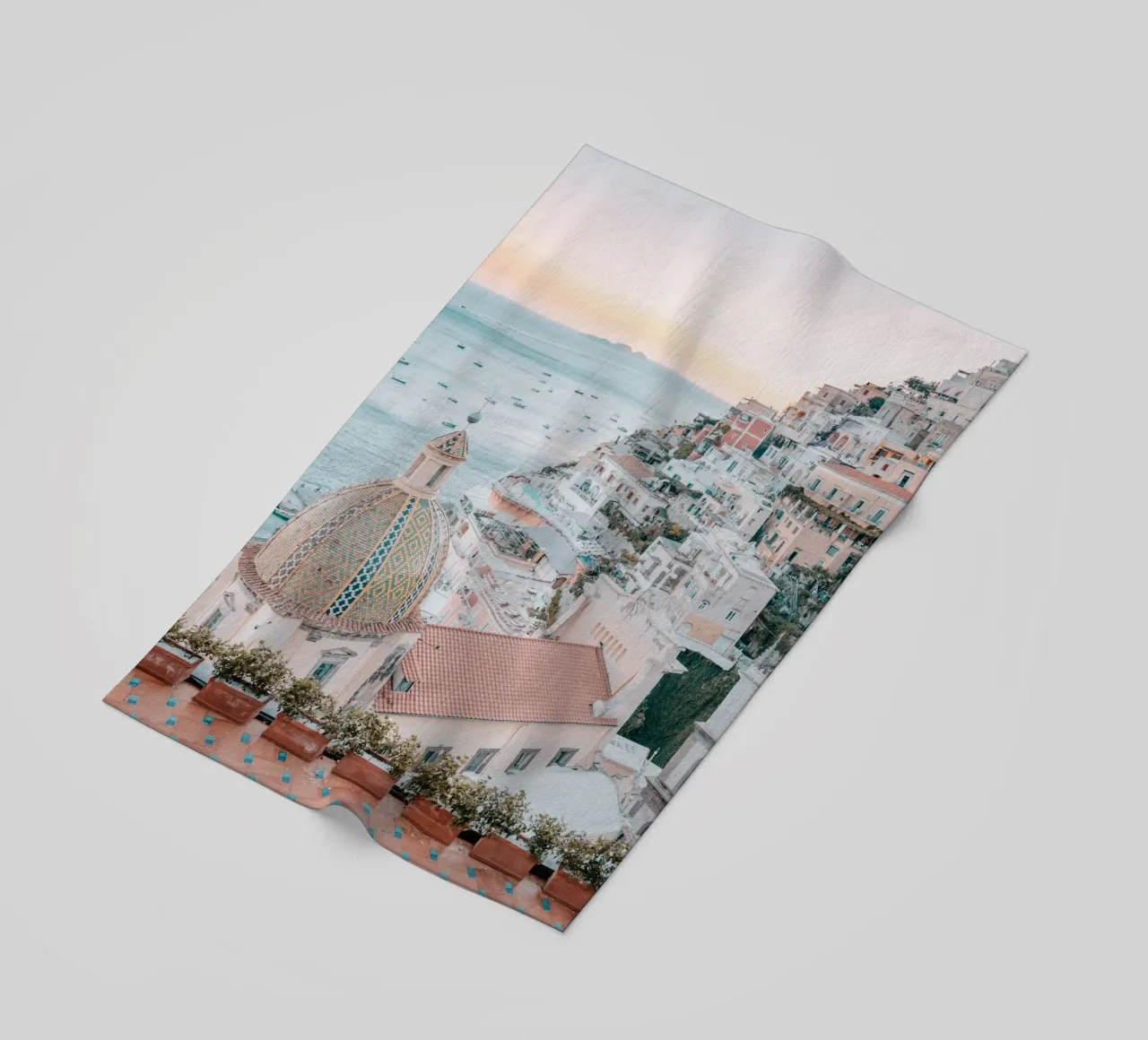 Amalfi Coast Positano Photograph Print, La Dolce Vita telo mare da TheTravelClub