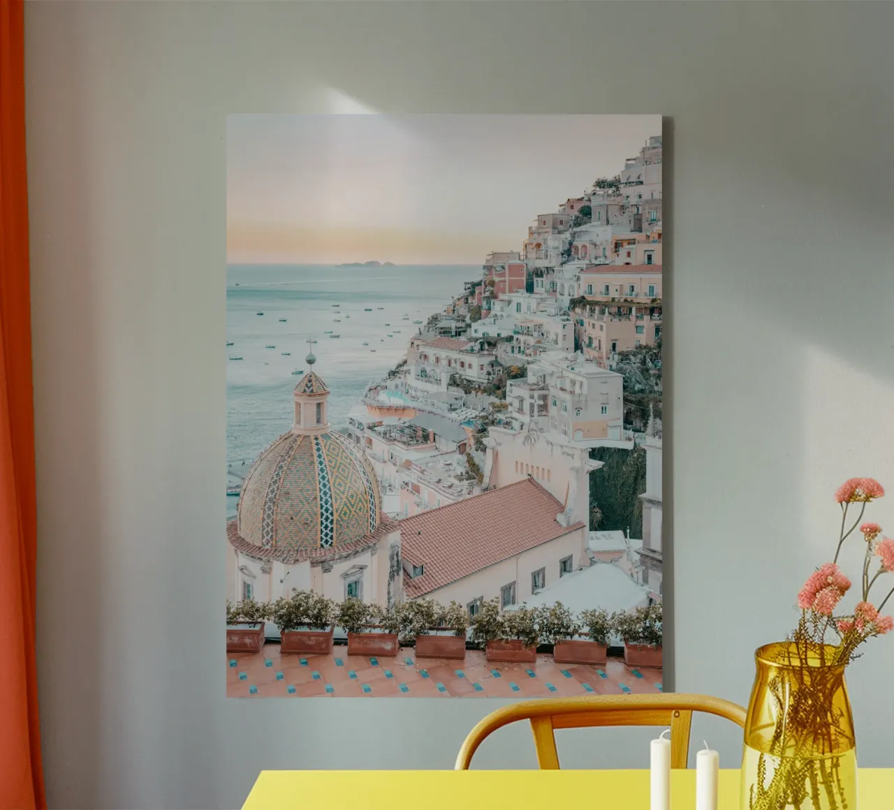Amalfi Coast Positano Photograph Print, La Dolce Vita canvas by TheTravelClub