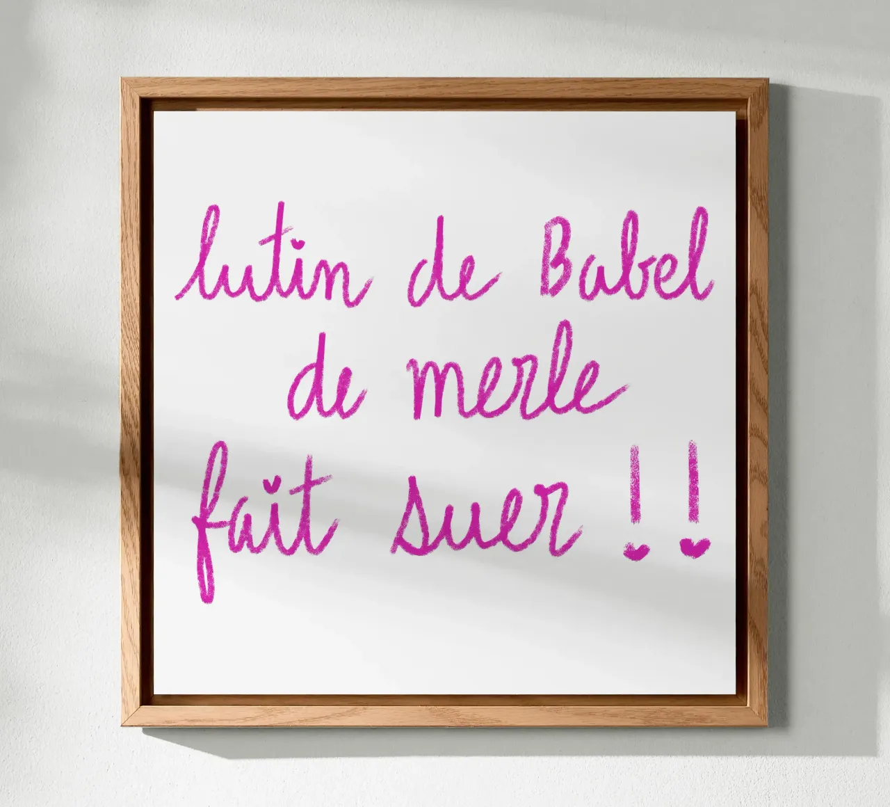 Lutin de Babel de merle fait suer !! alluminio dibond da Klo~