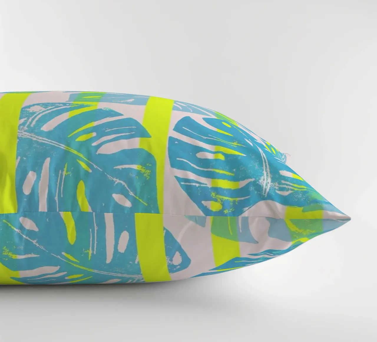 Monstera Neon cuscino da Bianca Green