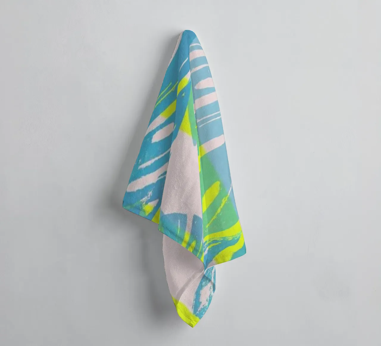 Monstera Neon asciugamano da bagno da Bianca Green