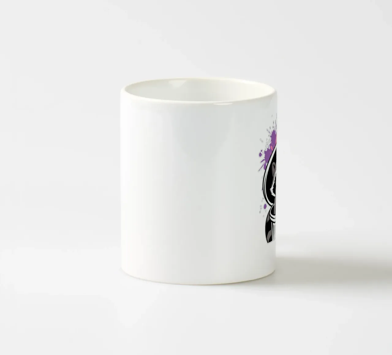 Stay Trashy tazza in ceramica da edsonramosart