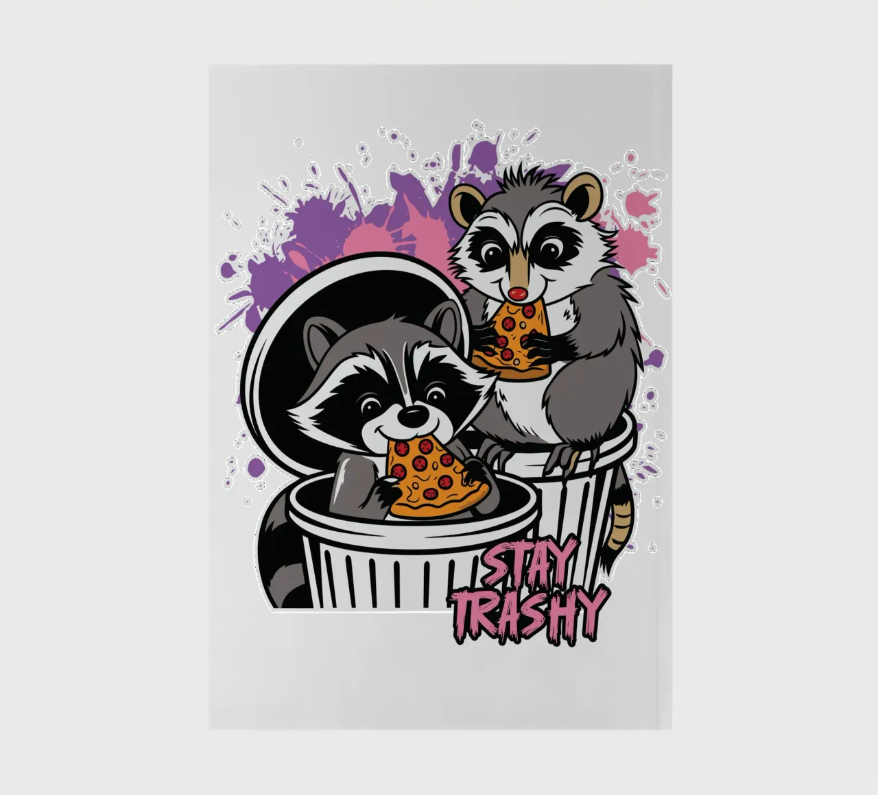 Stay Trashy notebook by edsonramosart