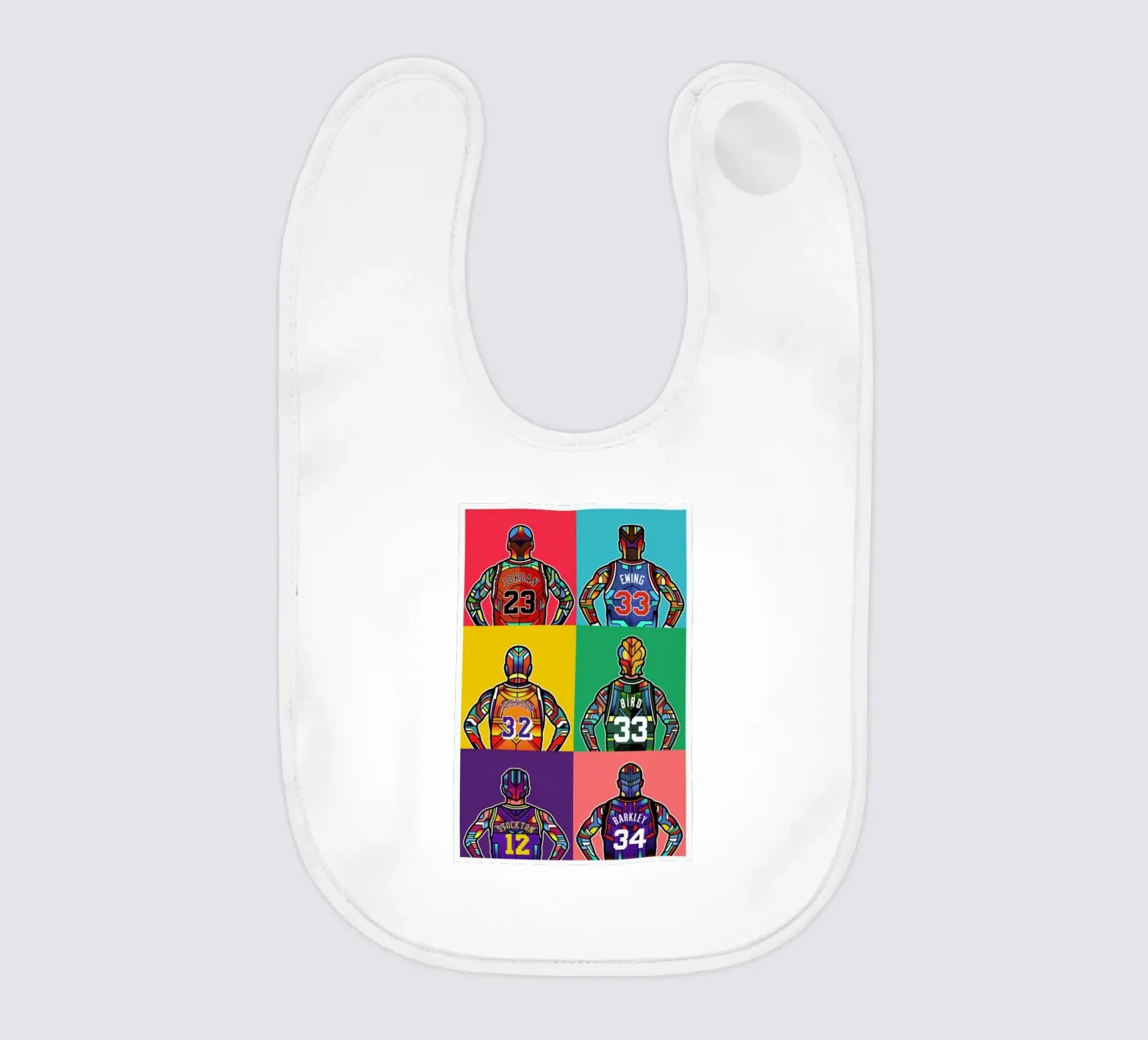 NBA Legends bavaglino da Van Orton Design