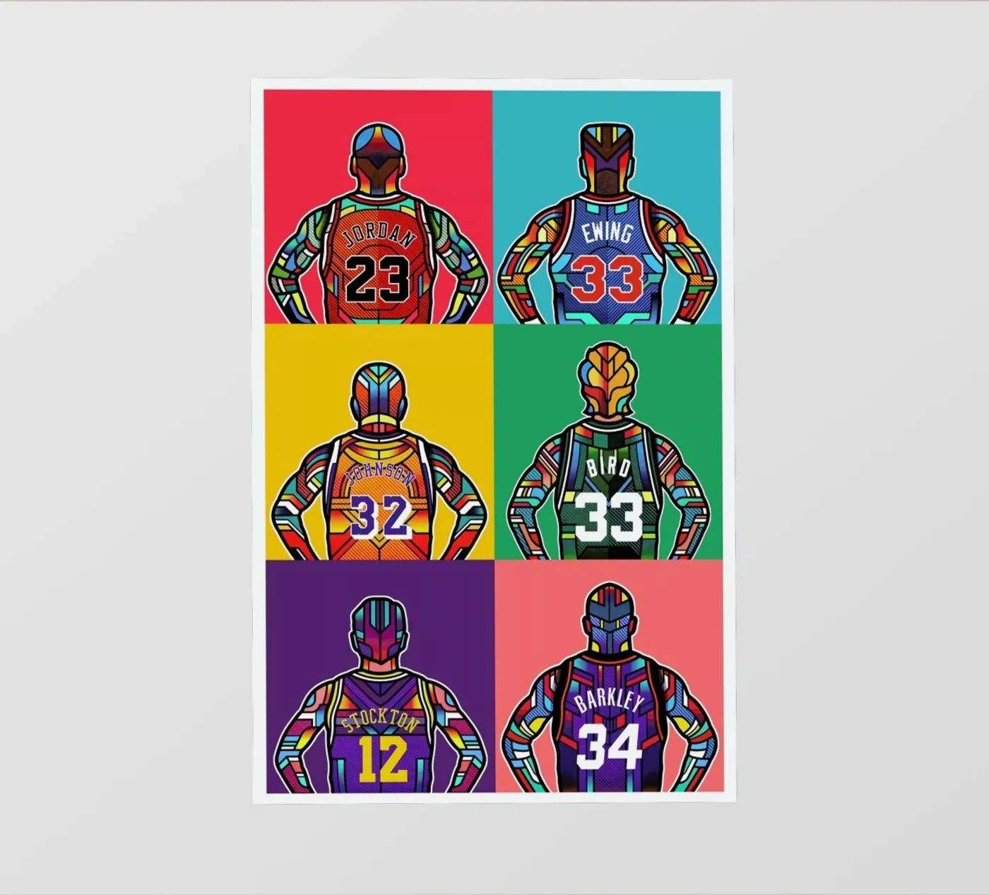 NBA Legends pellicola backlit da Van Orton Design