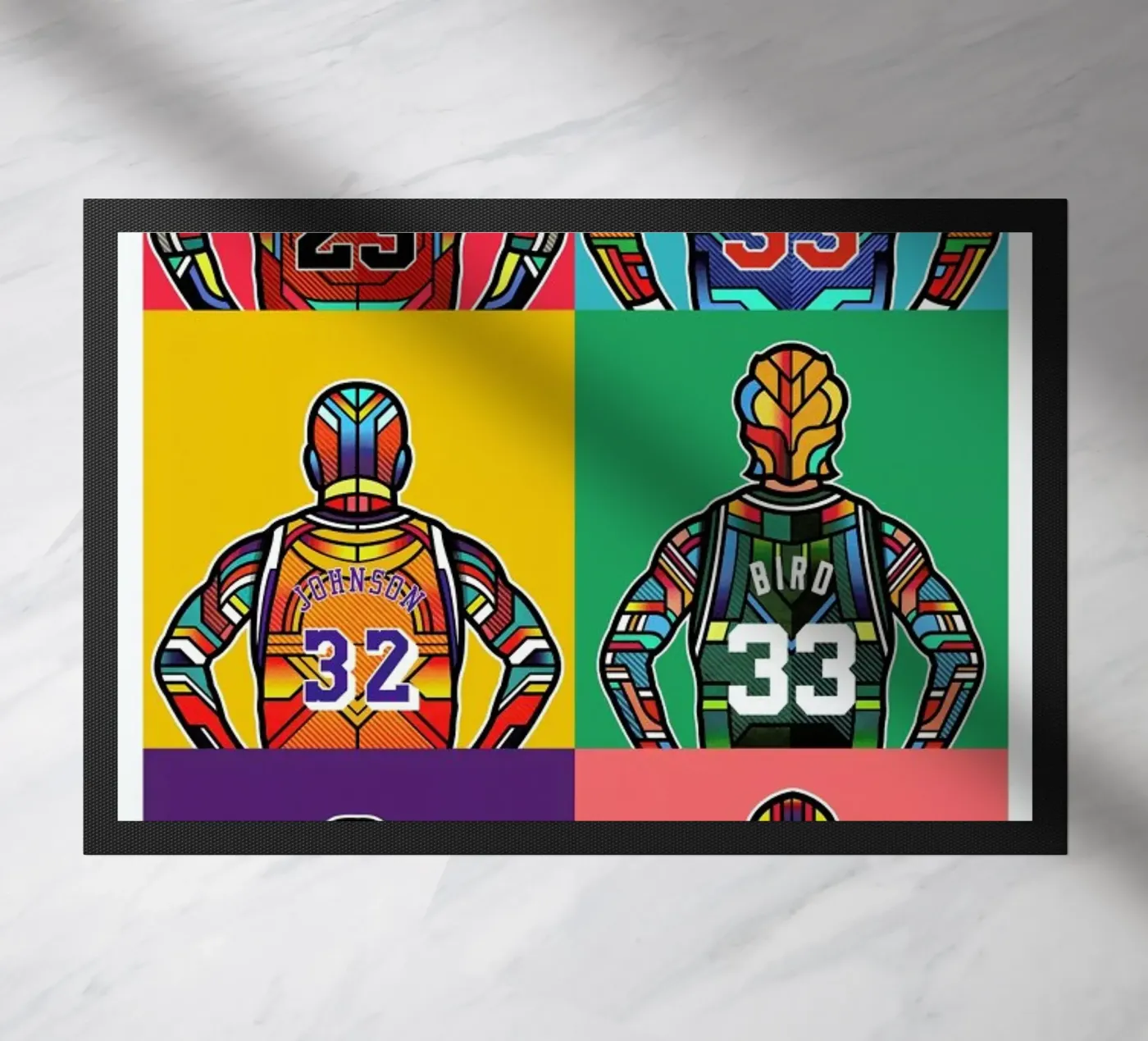 NBA Legends deurmat van Van Orton Design