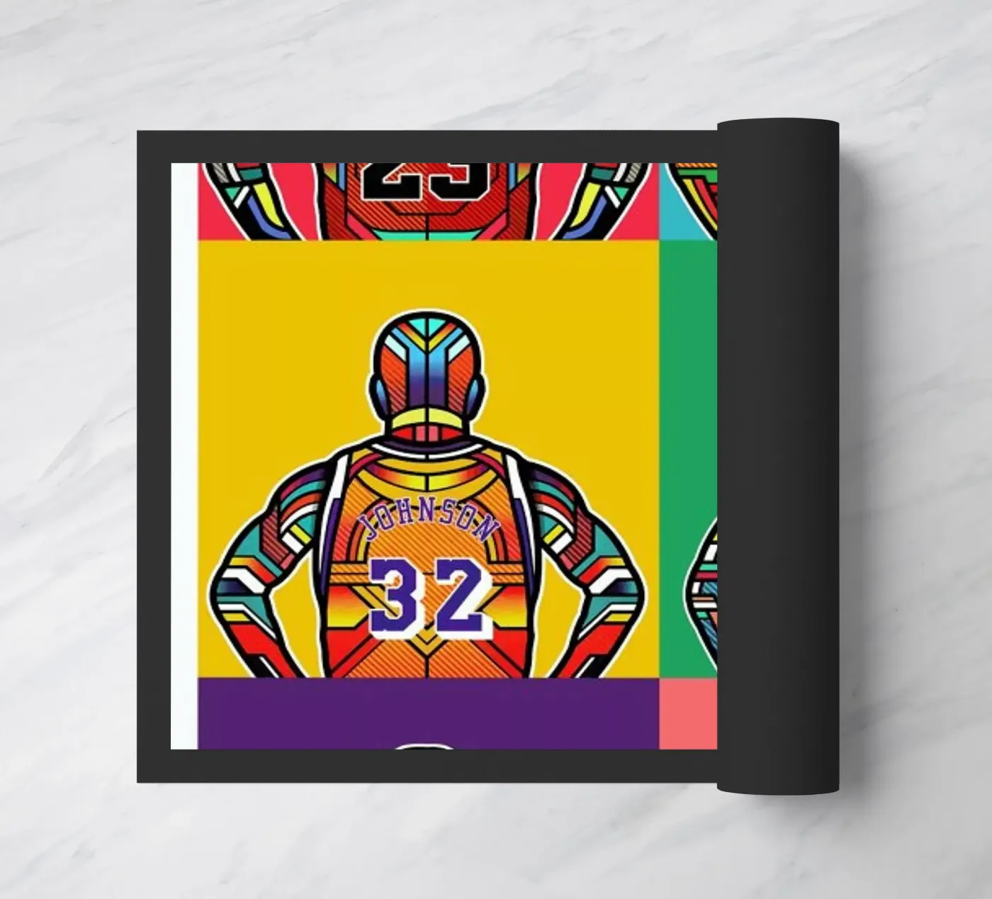 NBA Legends deurmat van Van Orton Design
