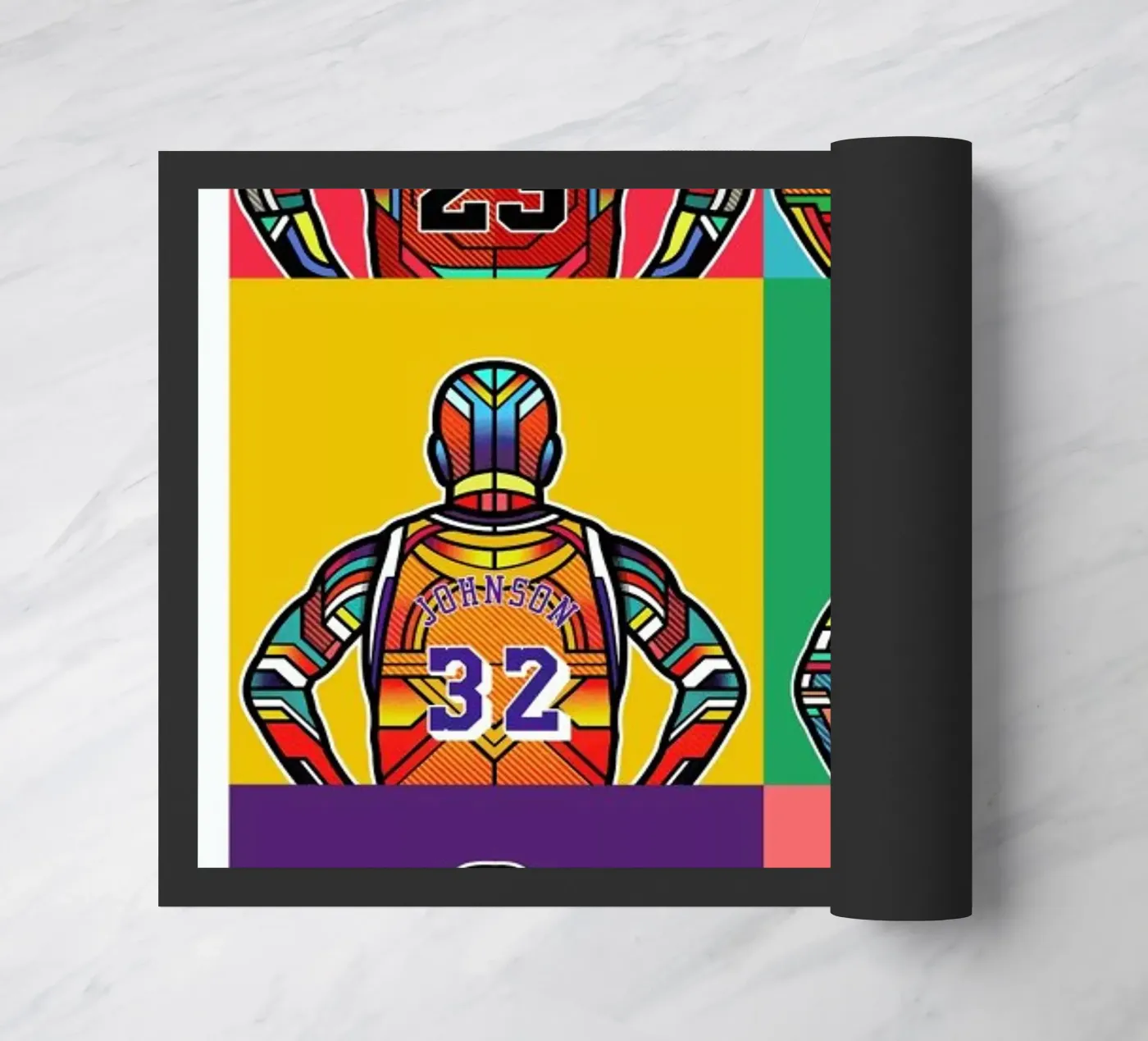 NBA Legends deurmat van Van Orton Design