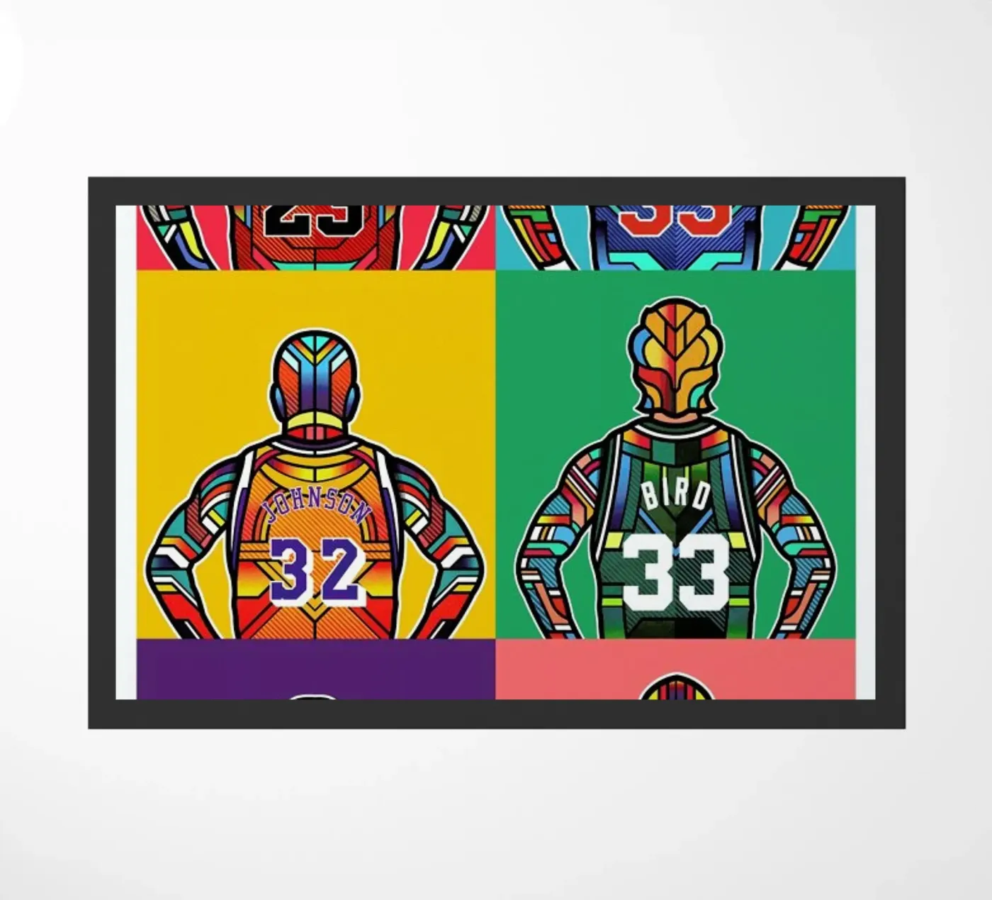 NBA Legends deurmat van Van Orton Design