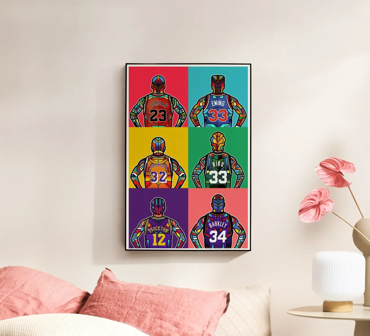 NBA Legends plexiglass da Van Orton Design