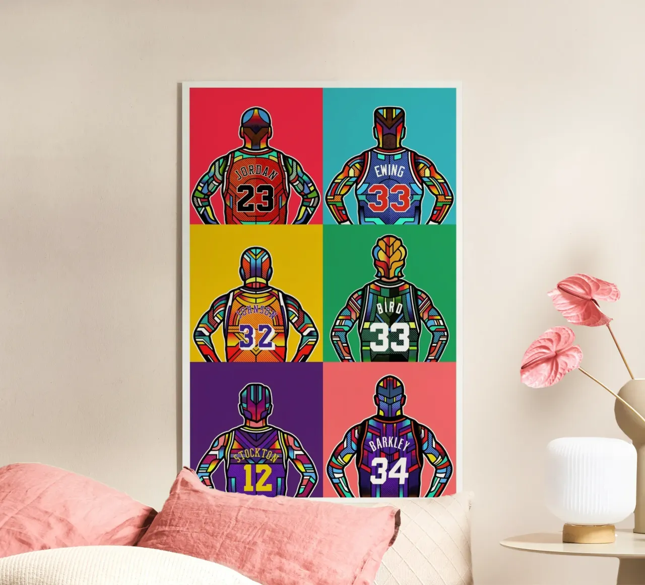 NBA Legends plexiglass da Van Orton Design