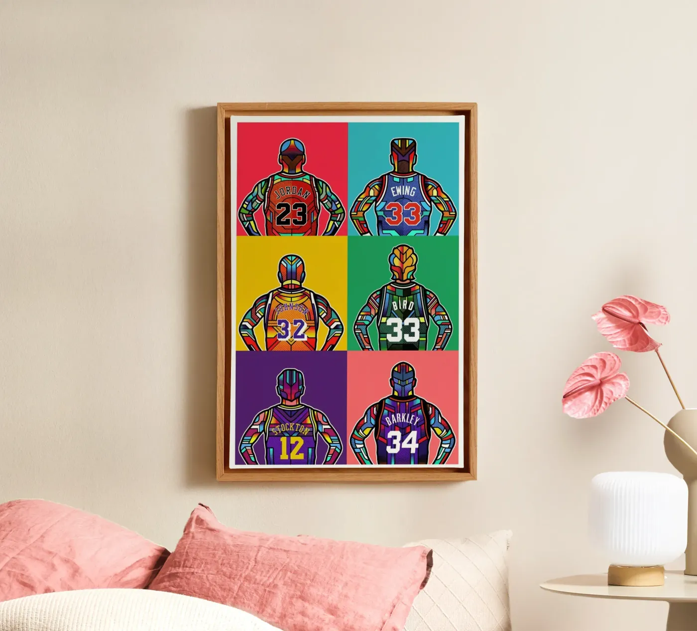NBA Legends tela da Van Orton Design