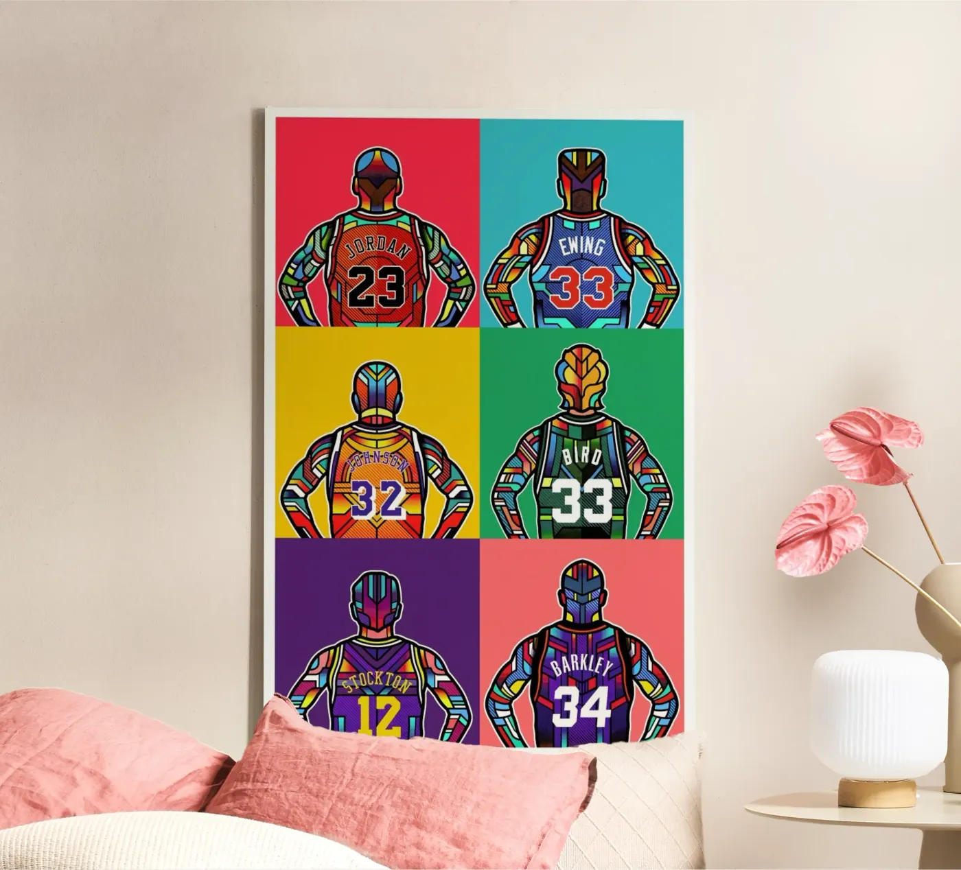 NBA Legends tela da Van Orton Design