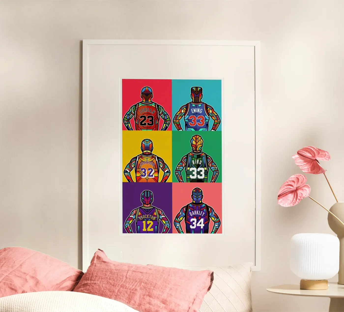 NBA Legends poster by Van Orton Design