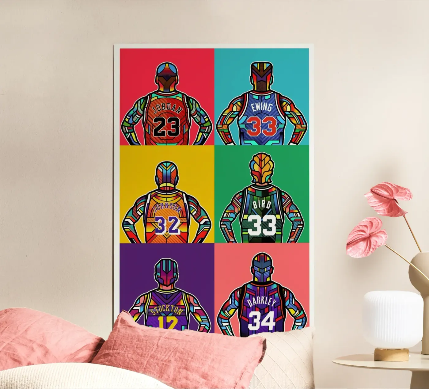 NBA Legends poster van Van Orton Design