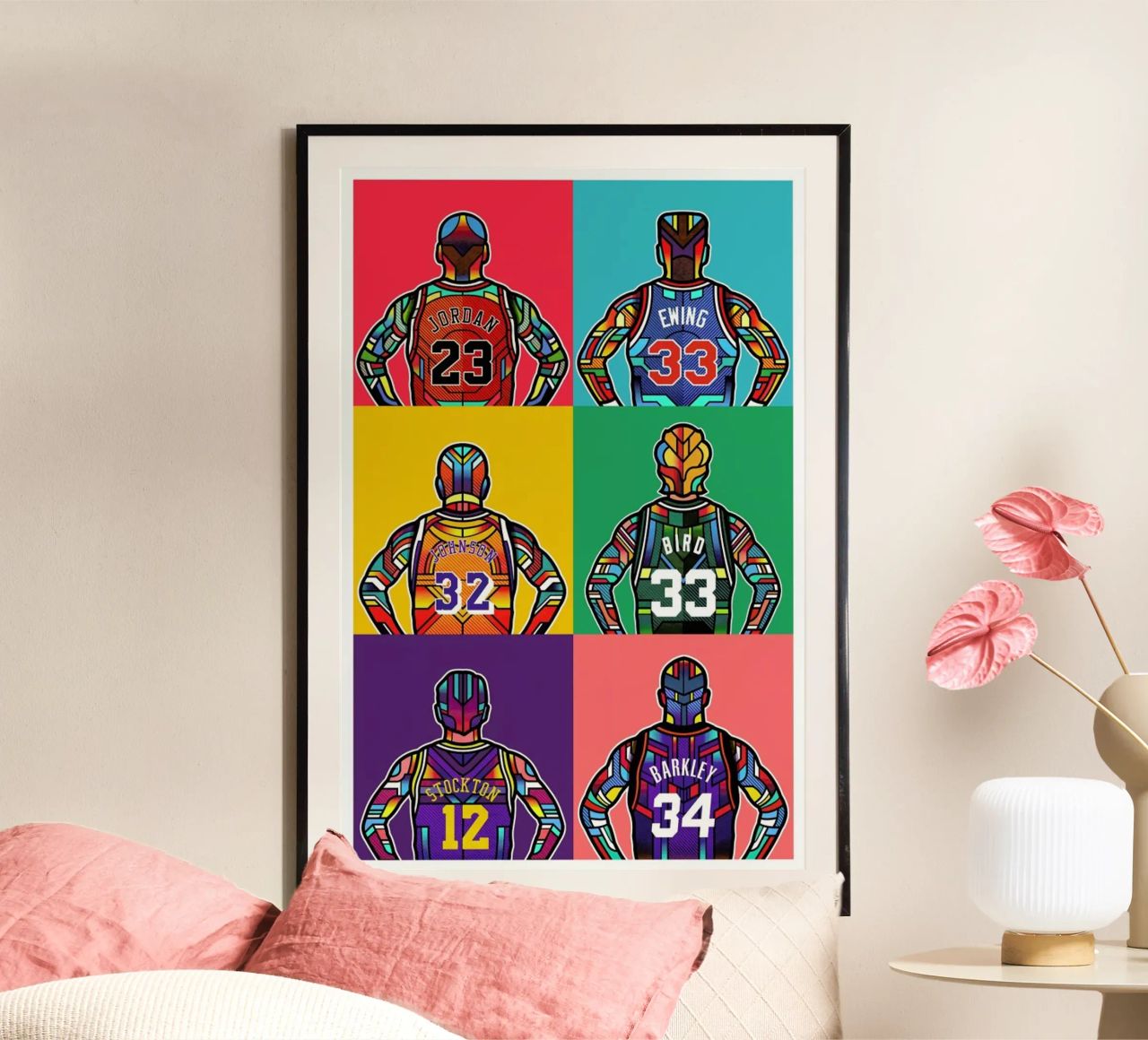 NBA Legends poster de Van Orton Design