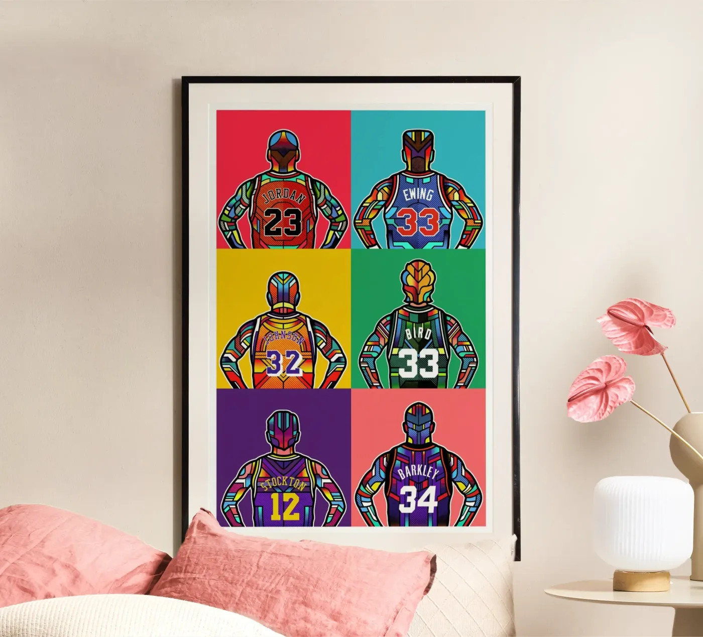 NBA Legends poster by Van Orton Design