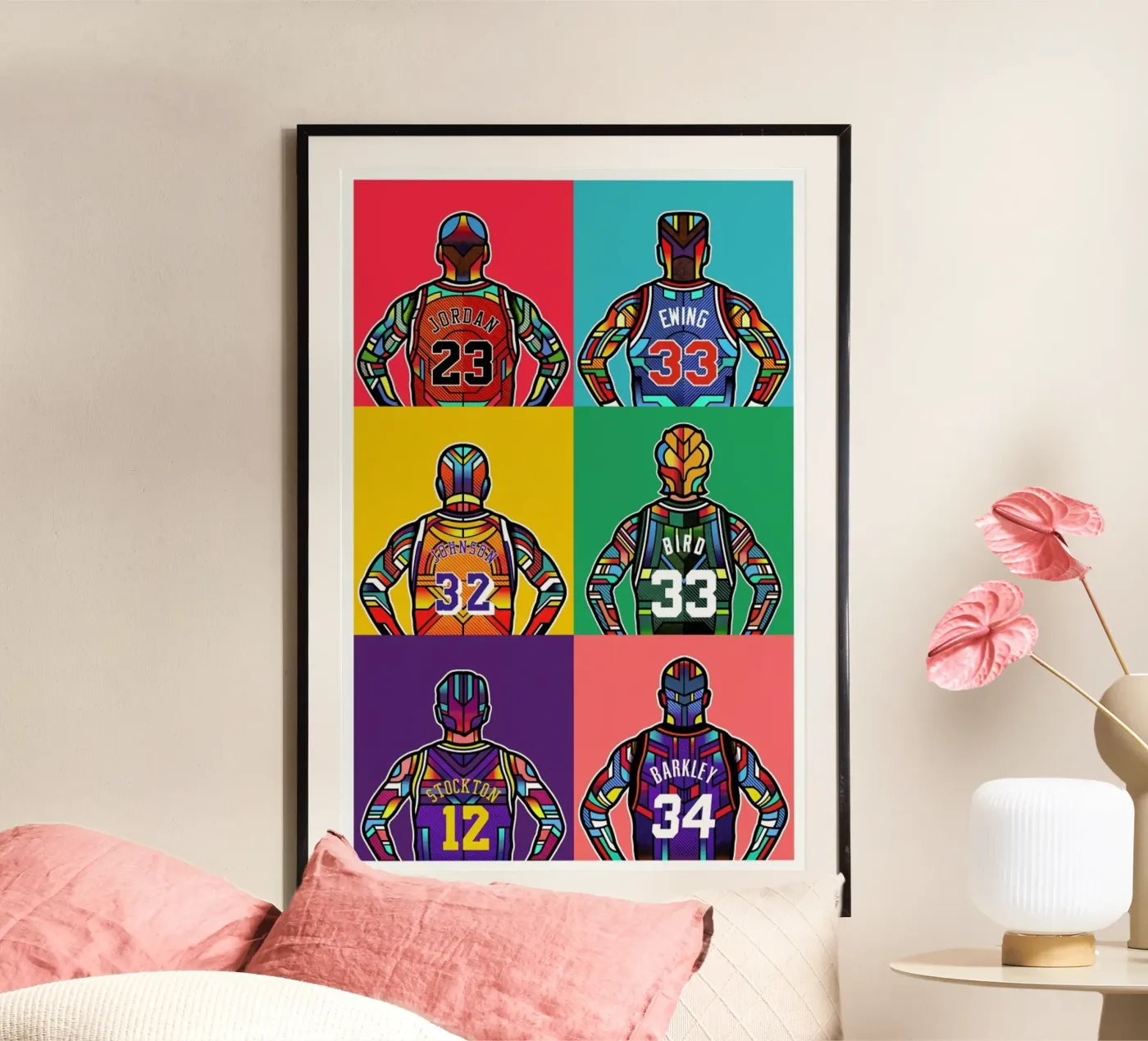 NBA Legends poster van Van Orton Design