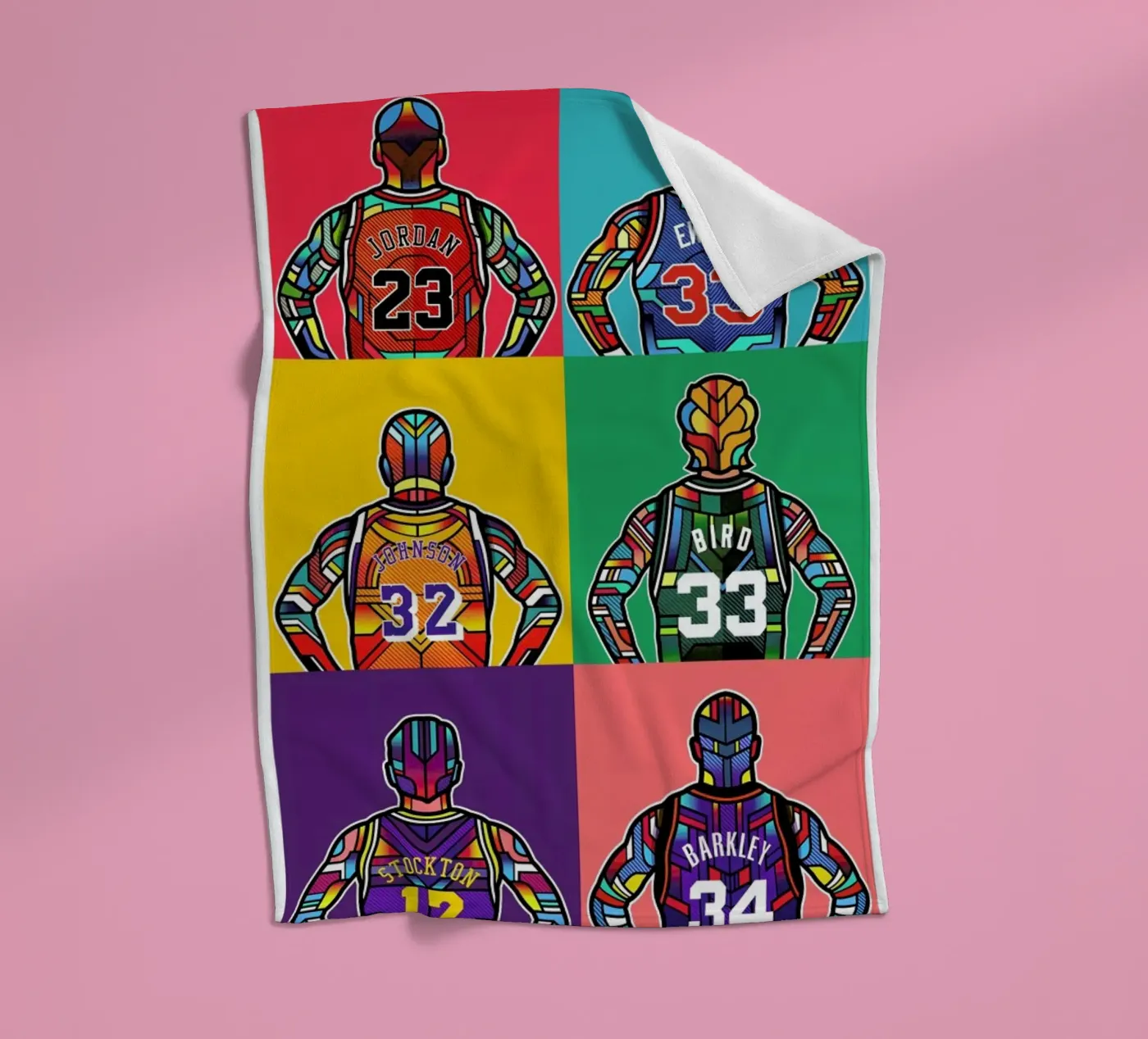 NBA Legends Fleecedecke von Van Orton Design