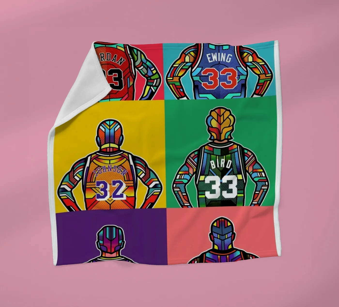 NBA Legends Fleecedecke von Van Orton Design