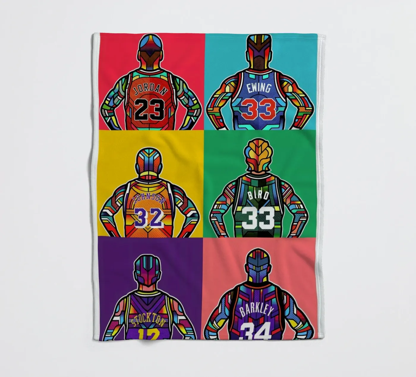 NBA Legends Fleecedecke von Van Orton Design