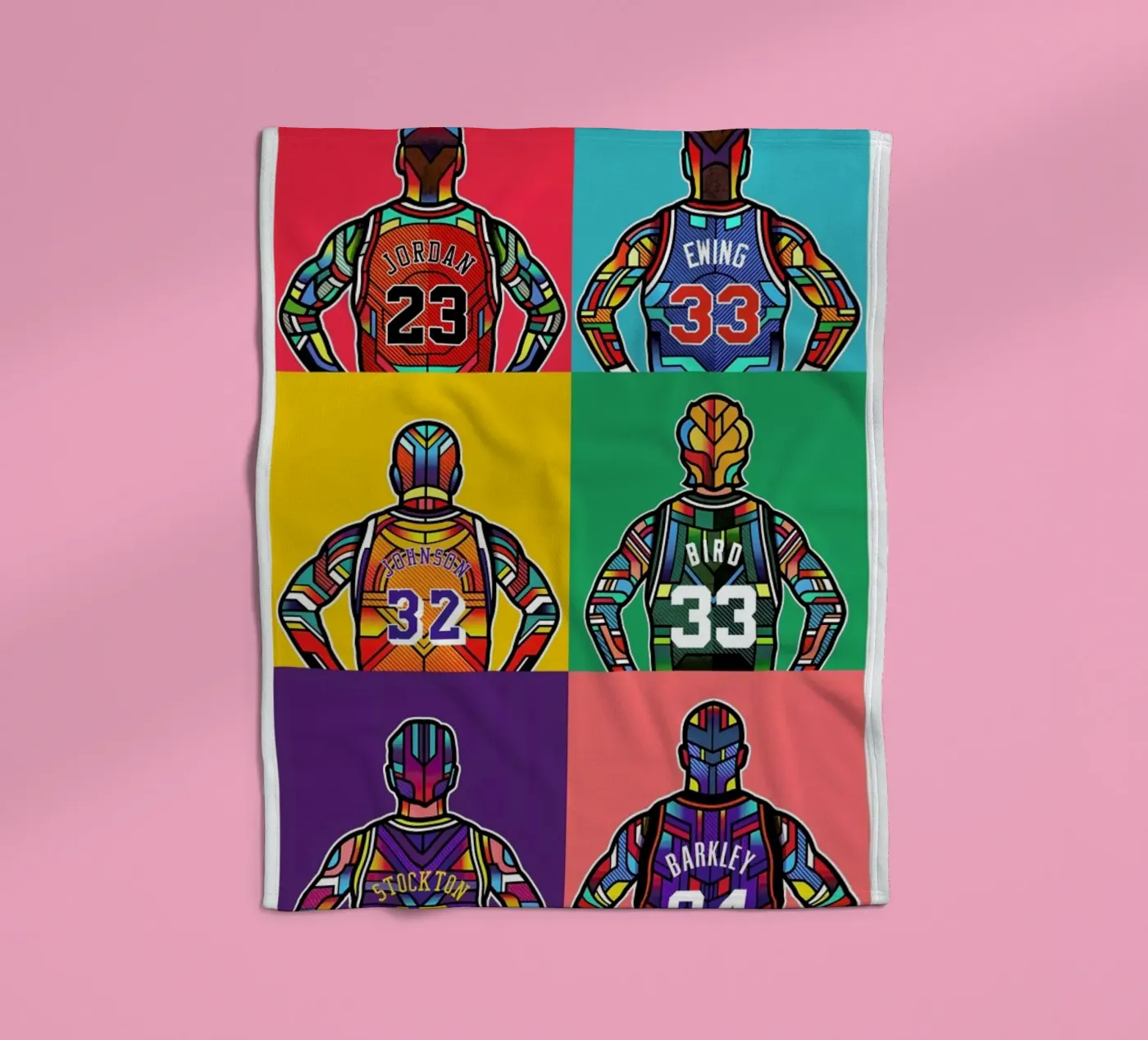 NBA Legends Fleecedecke von Van Orton Design