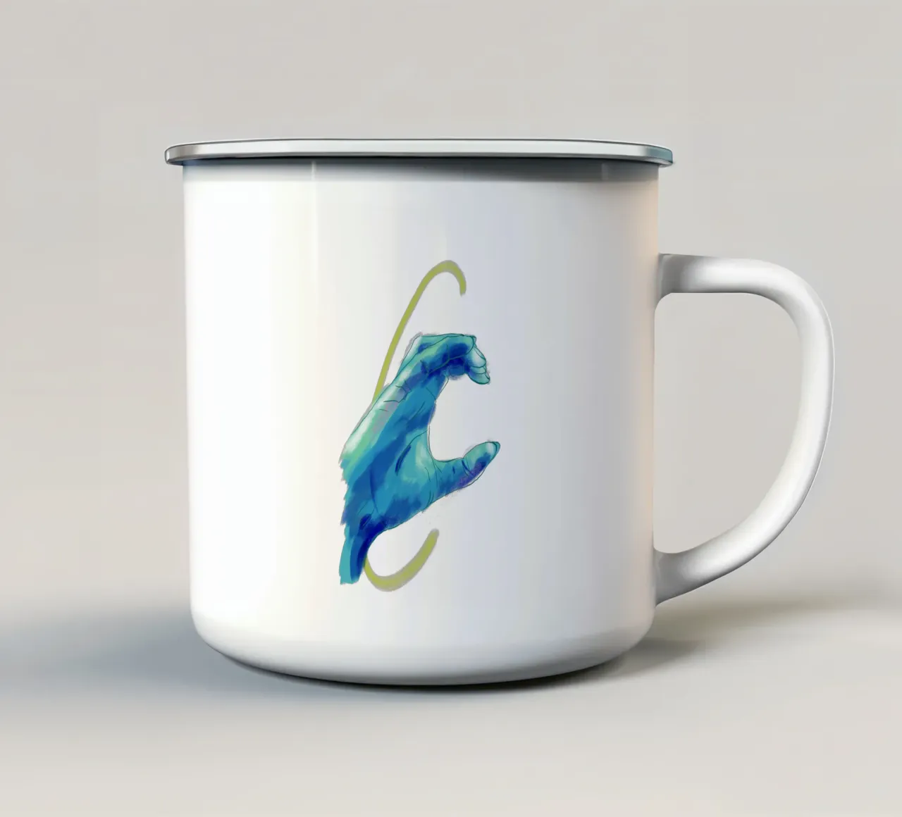 C tazza in smalto da Klo~