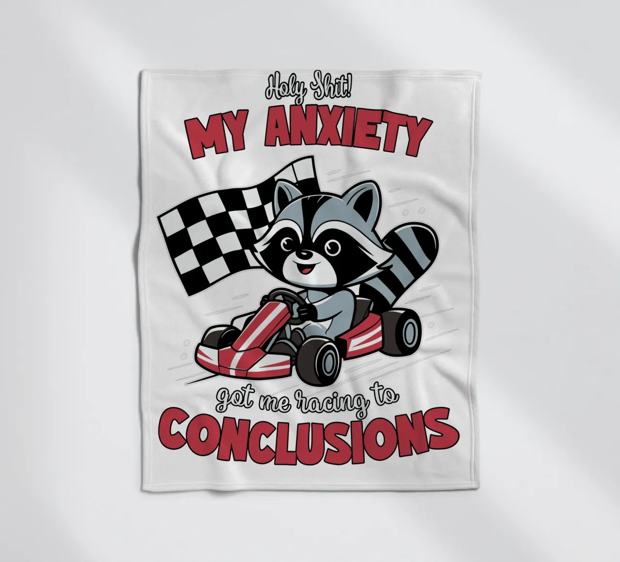 anxiety and racing to conclusions coperta in pile da edsonramosart