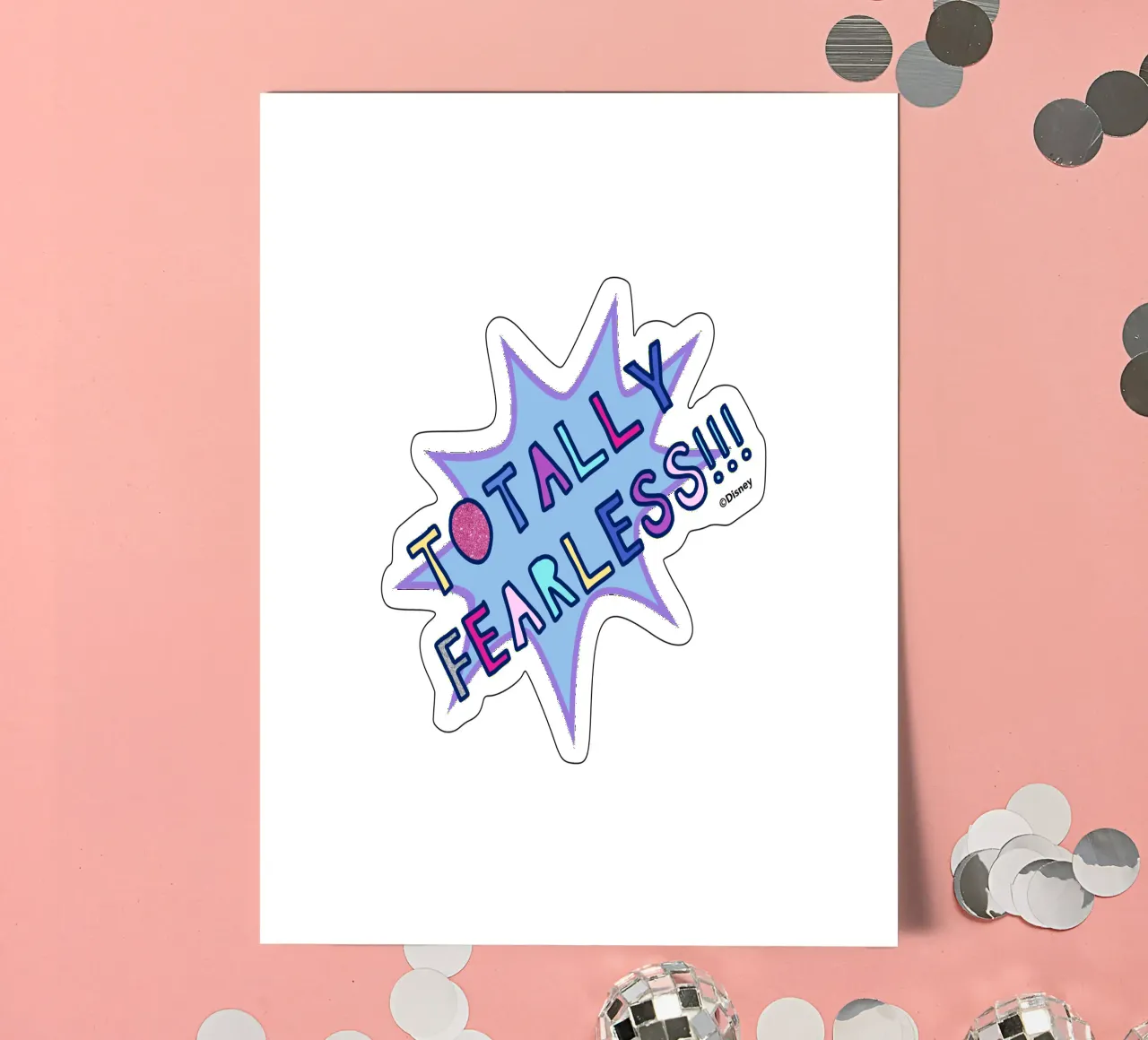 TOTALLY FEARLESS sticker sheet by DISNEY PRINCESS - Sticker Shop