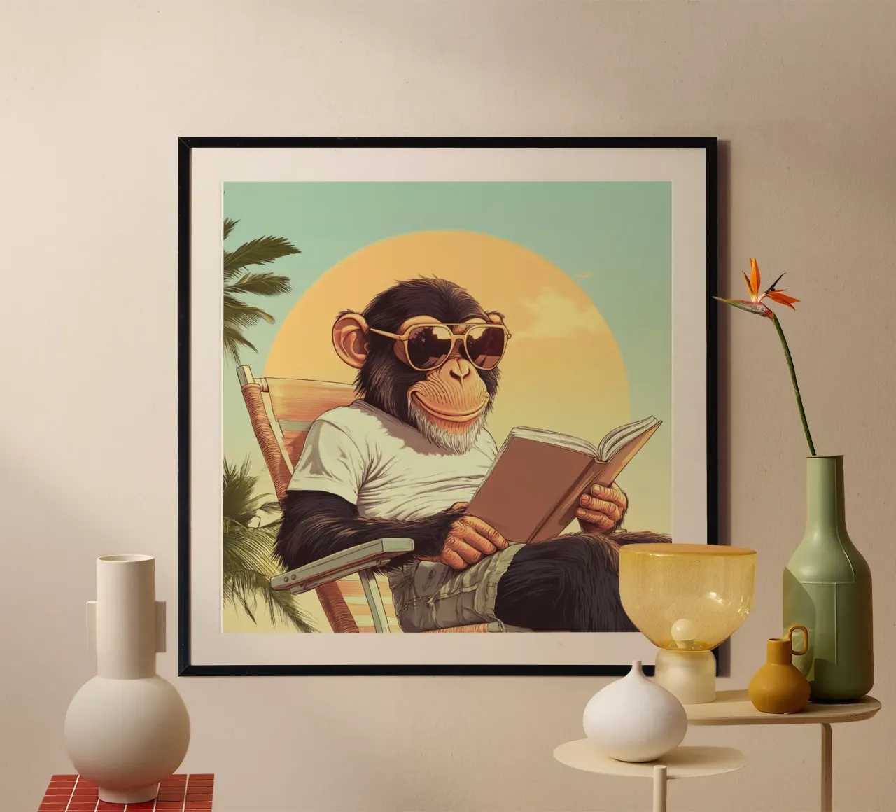 Amante dei libri poster con telaio in plastica da Street Boutique