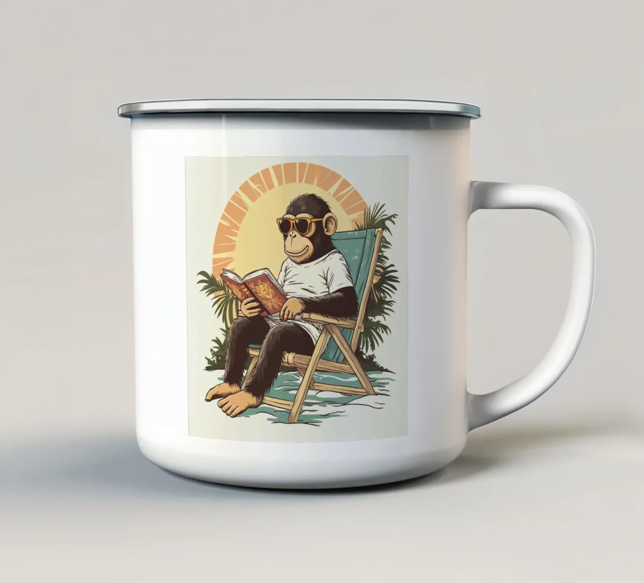 Amante dei libri 2 tazza in smalto da Street Boutique