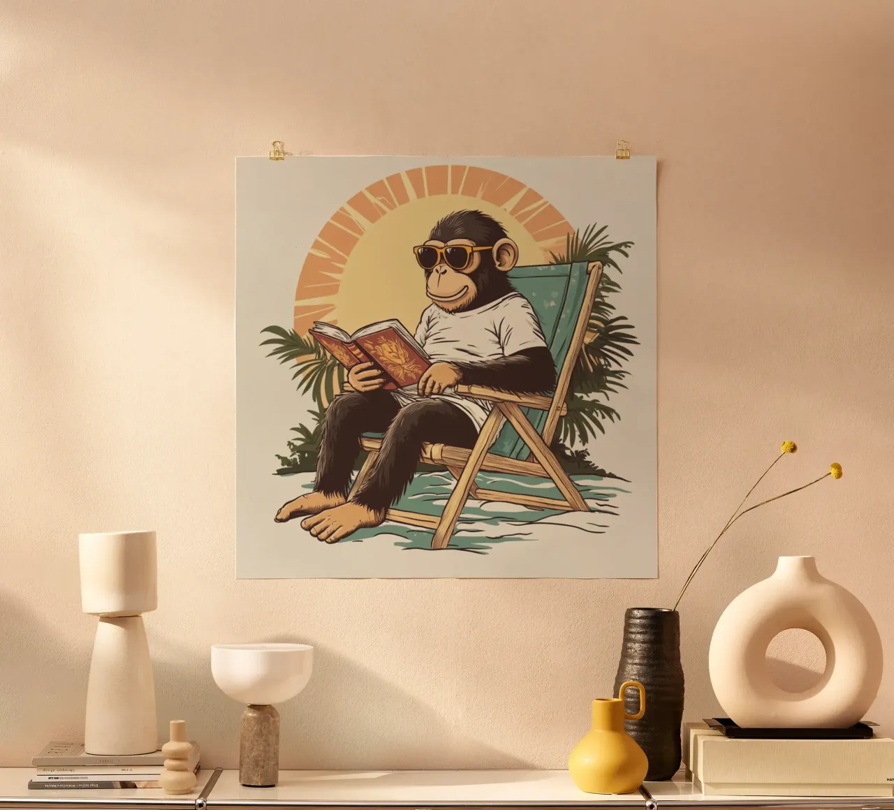 Amante dei libri 2 poster con telaio in plastica da Street Boutique